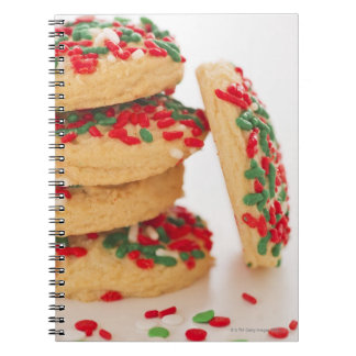 Cuaderno Captura de estudio de galletas de navidades con ro