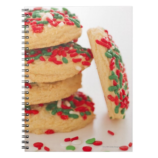 Cuaderno Captura de estudio de galletas de navidades con ro (Frente)