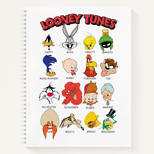 Cuaderno Capturas de cabeza de LOONEY TUNES™ (Anverso)