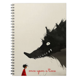 Cuaderno Capuchas rojas y lobo malvado