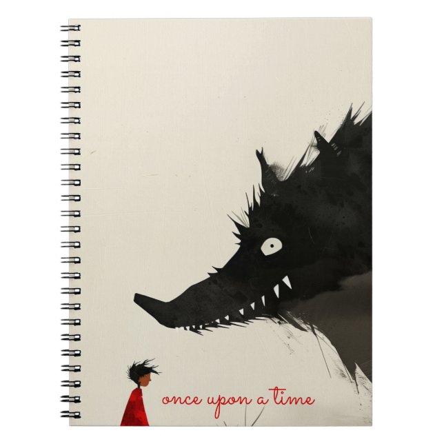 Cuaderno Capuchas rojas y lobo malvado (Frente)