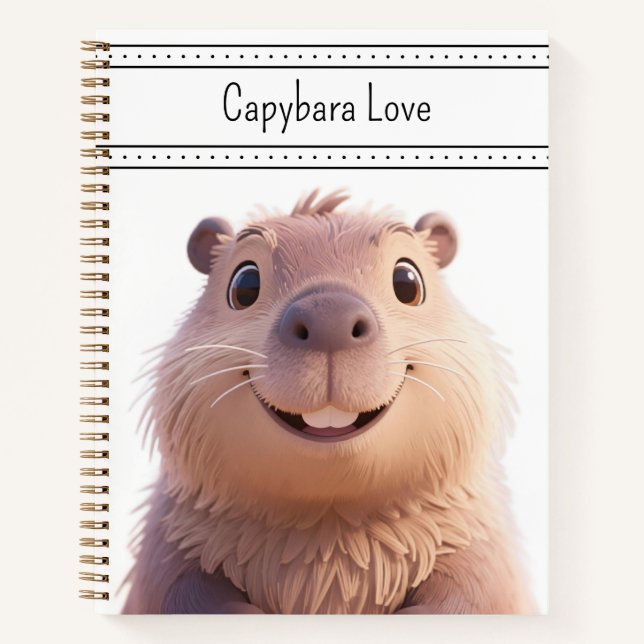 Cuaderno Capybara Love (Anverso)
