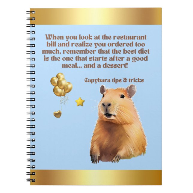CUADERNO CAPYBARA NOTEBOOK- 7 (Frente)