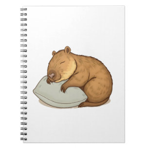 Cuaderno Capybara Sleepybara