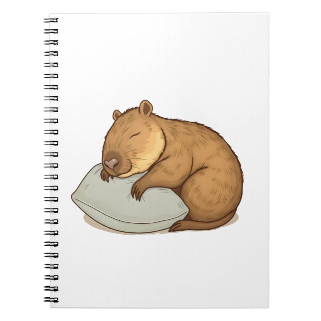 Cuaderno Capybara Sleepybara (Frente)