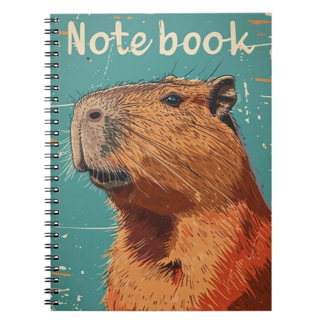Cuaderno Capybara Vintage (Frente)