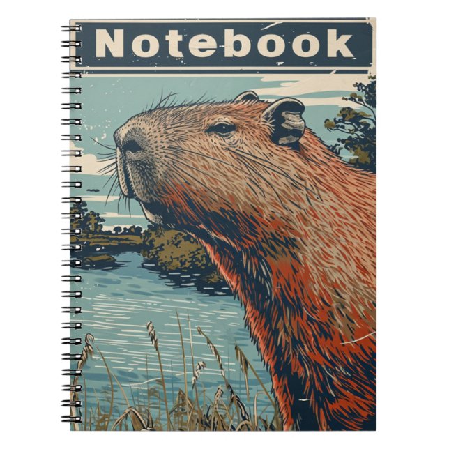 Cuaderno Capybara Vintage (Frente)