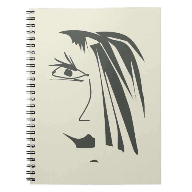 Cuaderno Cara abstracta. (Frente)