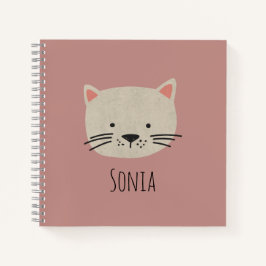 Cuaderno Cara de gato caprichosa