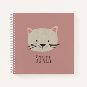 Cuaderno Cara de gato caprichosa