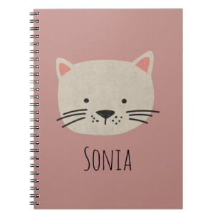 Cuaderno Cara de gato caprichosa