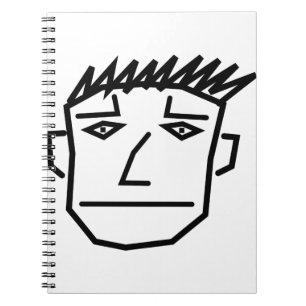 Cuaderno Cara de hombre