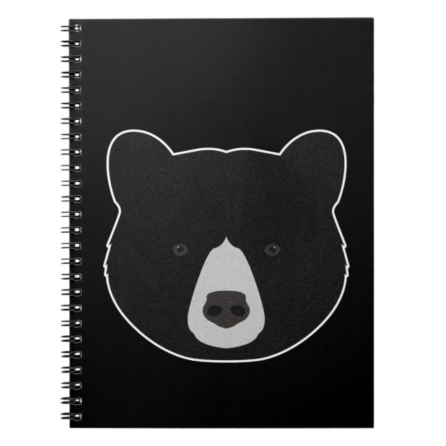 Cuaderno Cara de Oso Negro (Frente)