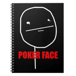 Cuaderno Cara de póker Meme