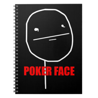 Cuaderno Cara de póker Meme