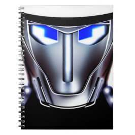 Cuaderno cara de robot