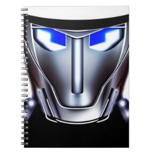 Cuaderno cara de robot