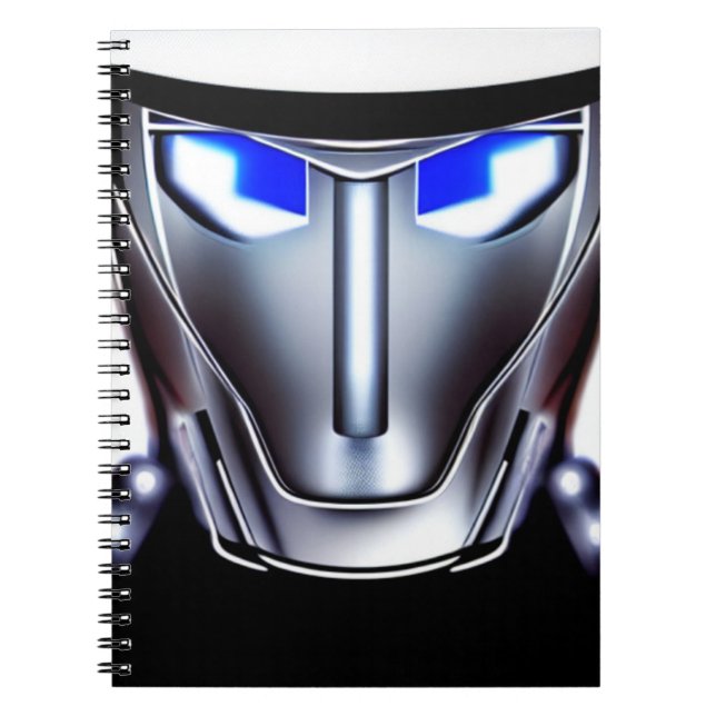 Cuaderno cara de robot (Frente)