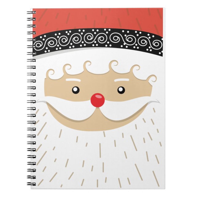 Cuaderno cara de santa claus (Frente)