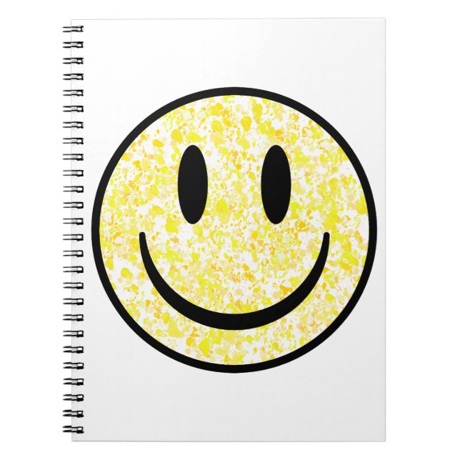Cuaderno Cara de sonrisa salpicada (Frente)