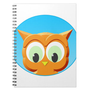 Cuaderno Cara De Un Pequeño Búho