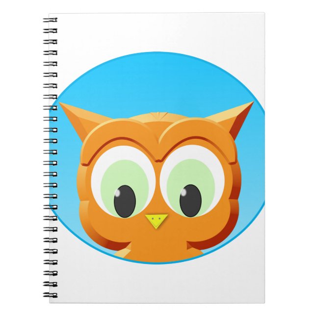 Cuaderno Cara De Un Pequeño Búho (Frente)