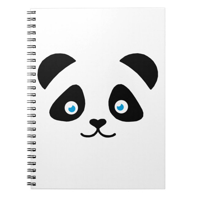Cuaderno cara del oso de panda (Frente)