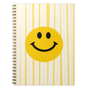 Cuaderno Cara en rayas amarillas soleadas