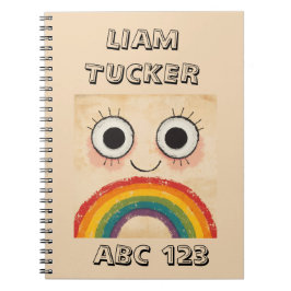CUADERNO CARA FELIZ ARCOÍRIS