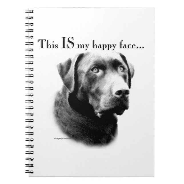 Cuaderno Cara feliz de laboratorio (Frente)