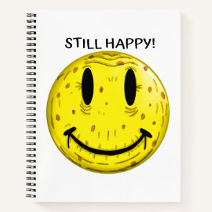 CUADERNO CARA FELIZ VIEJA. VIEJO PERO AÚN FELIZ