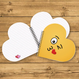 Cuaderno Cara lanzando un beso