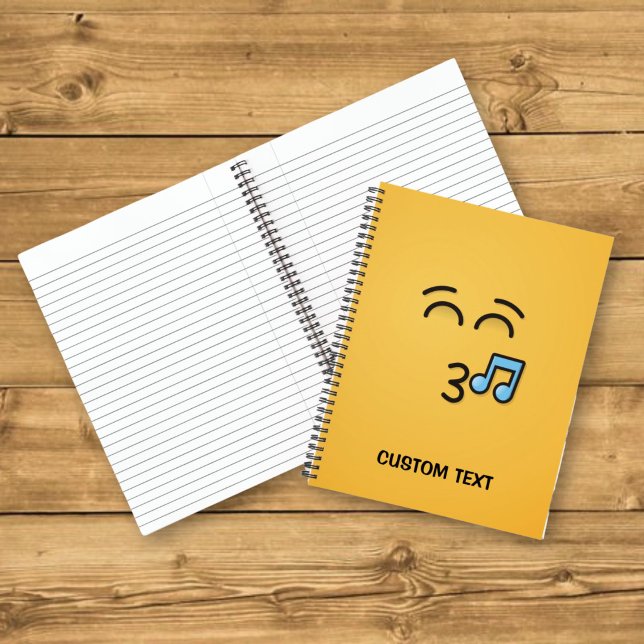 Cuaderno Cara Silbando con Ojos Sonrientes (Subido por el creador)
