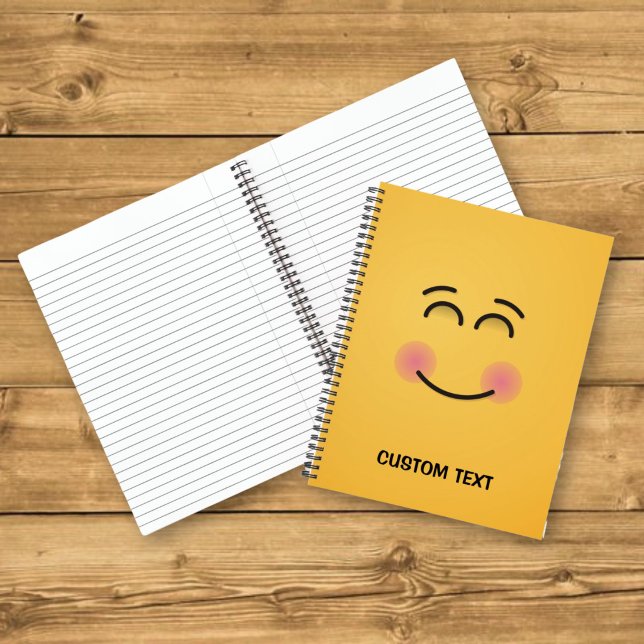 Cuaderno Cara Sonriente con Ojos Sonrientes (Subido por el creador)