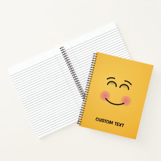 Cuaderno Cara sonriente con ojos sonrientes (Interior)
