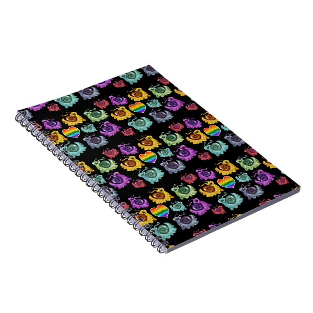 Cuaderno Caracoles arcoiris (Lado Derecho)