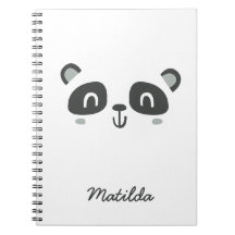 Carácter lindo panda niños