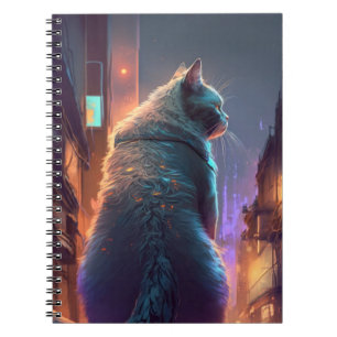 Cuaderno Carácter Mascota de pintura de dibujos animados de