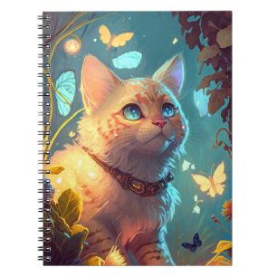 Cuaderno Carácter Mascota de pintura de dibujos animados de