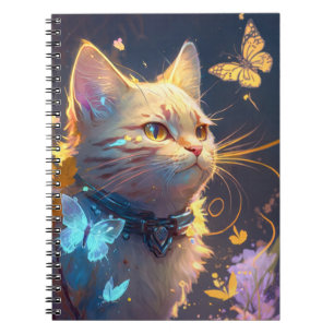 Cuaderno Carácter Mascota de pintura de dibujos animados de
