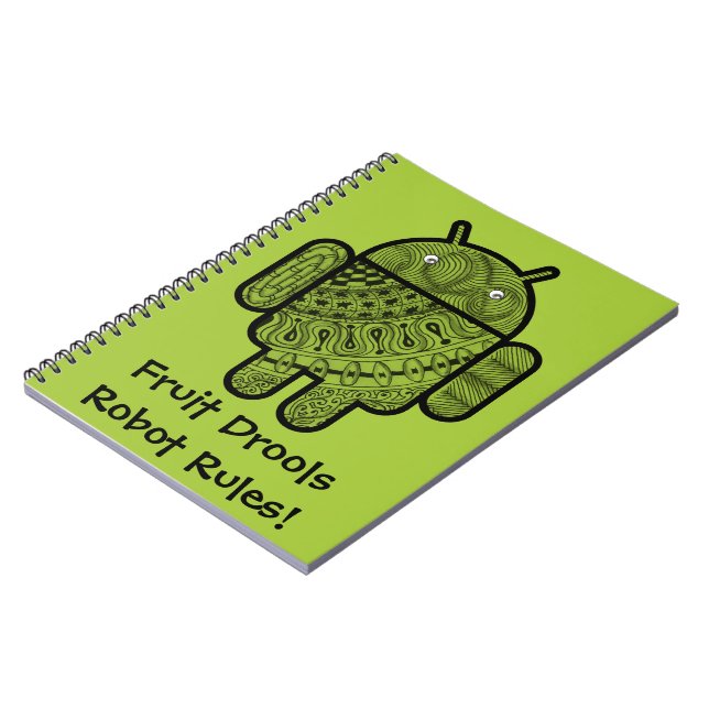 Cuaderno Carácter Pancho Doodle para el robot Android™ (Lado Izquierdo)
