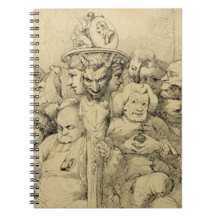 Cuaderno Caracteres literarios montados alrededor del
