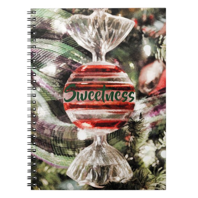 Cuaderno Caramelo del navidad (Frente)