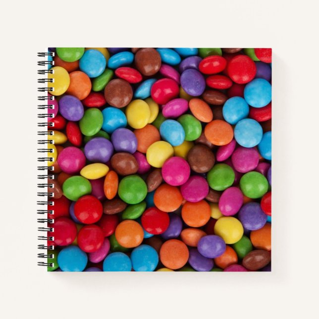 Cuaderno Caramelos de Botón Coloridos (Anverso)