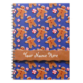 Cuaderno Caramelos de las galletas del pan de jengibre