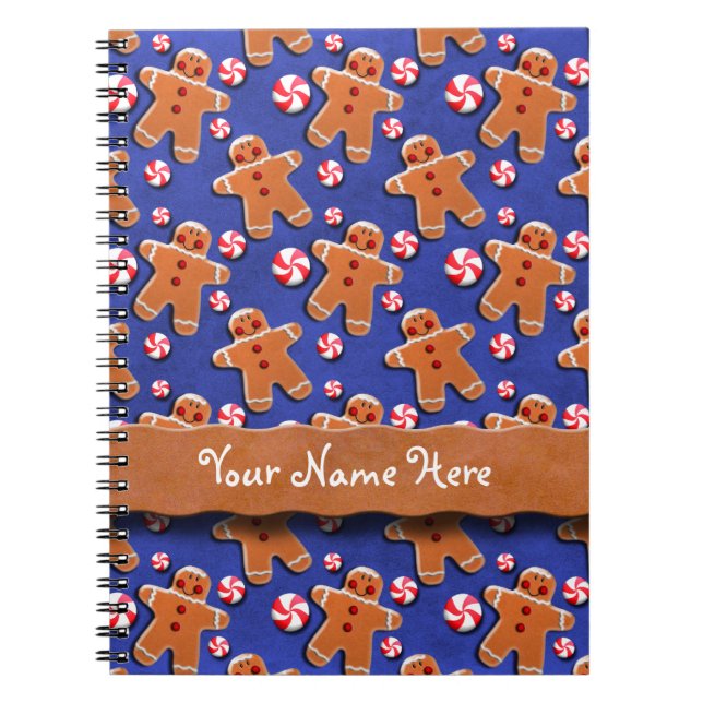 Cuaderno Caramelos de las galletas del pan de jengibre (Frente)