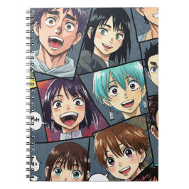 Cuaderno Caras sonrientes, manga de Natasha Us