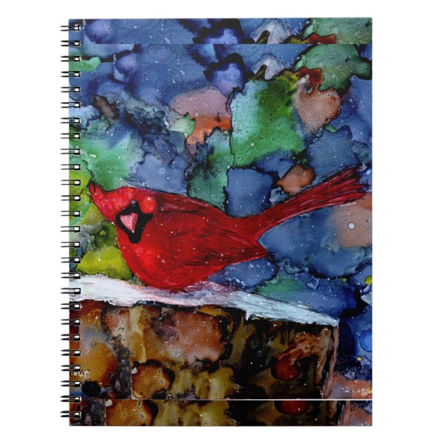 Cuaderno Cardenal en la noche (Frente)