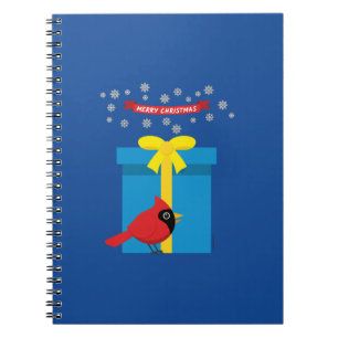 Cuaderno Cardenal Rojo Lindo Con Regalo Azul