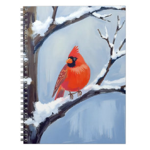 Cuaderno Cardenal Rojo Pintura en Acuarela de Vacaciones